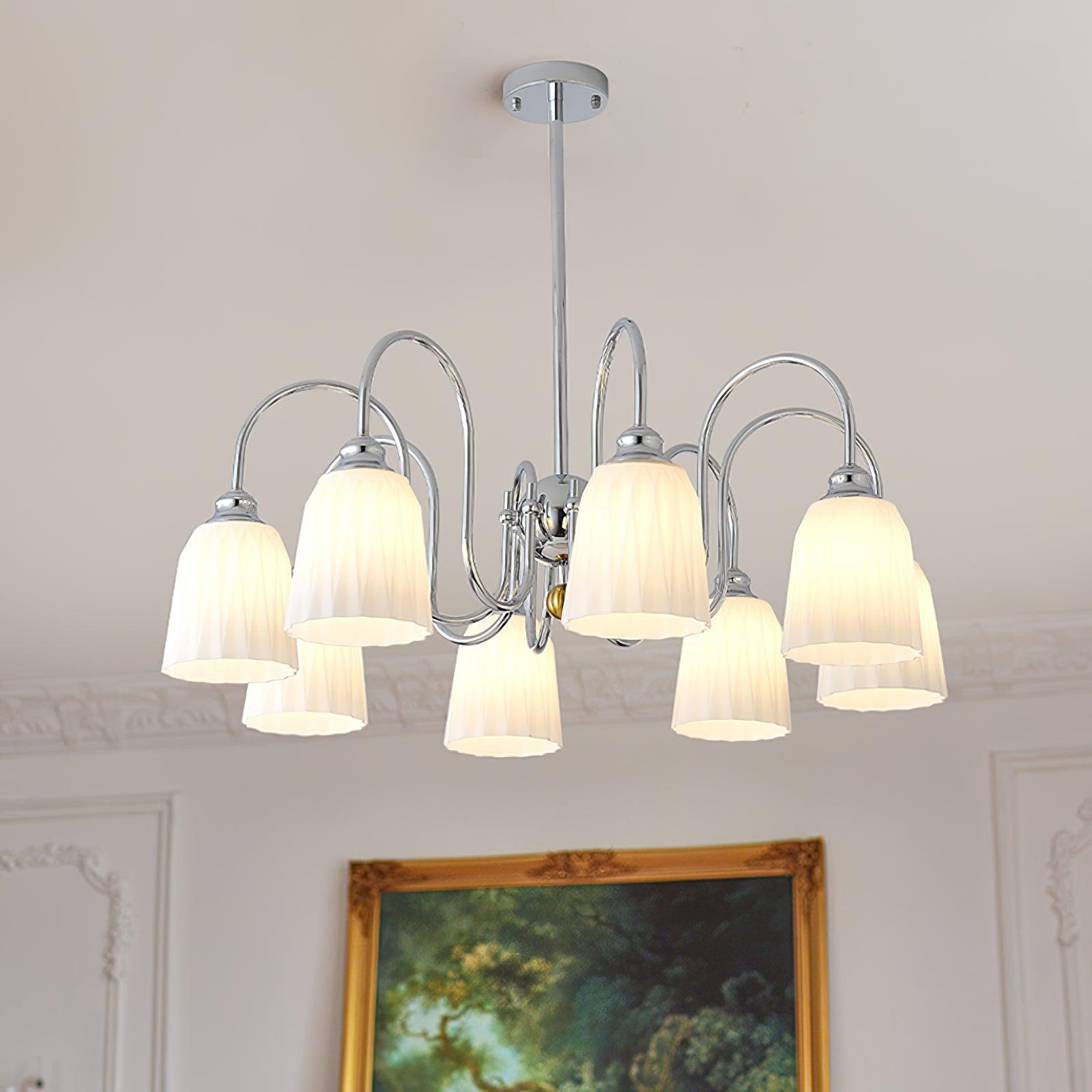 Micah Vintage Metal Chandelier - Letslighting