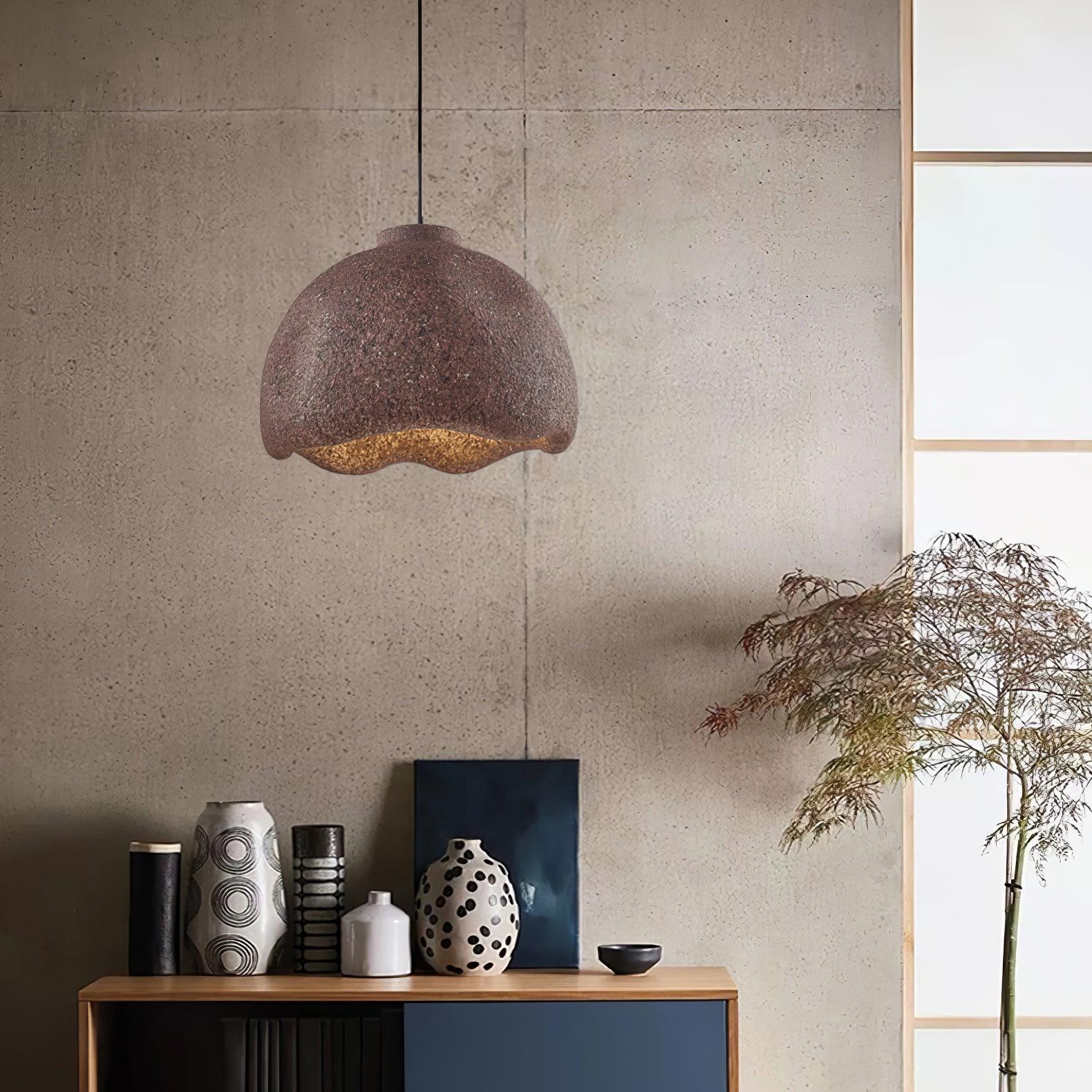 Icarila Modern Minimalist Speckled Metal Plastic Pendant Lamp - Letslighting