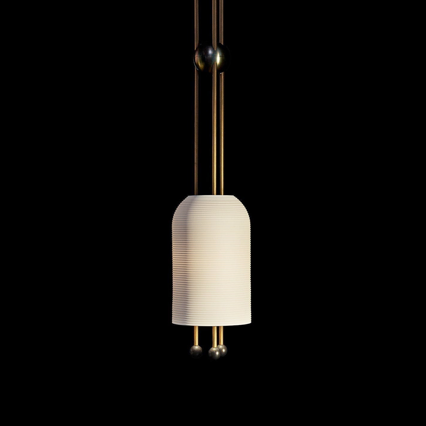 Voloraris Traditional Elegance Metal Glass Pendant Light - Letslighting