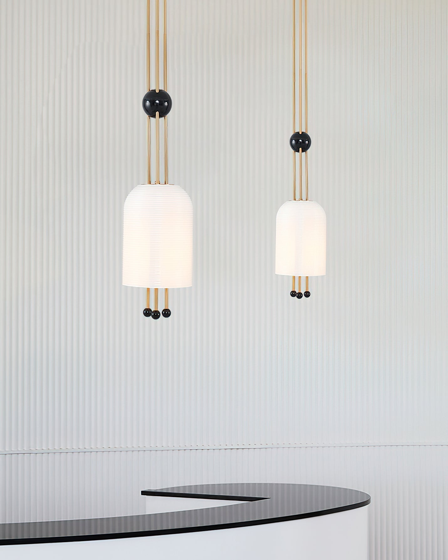 Voloraris Traditional Elegance Metal Glass Pendant Light - Letslighting