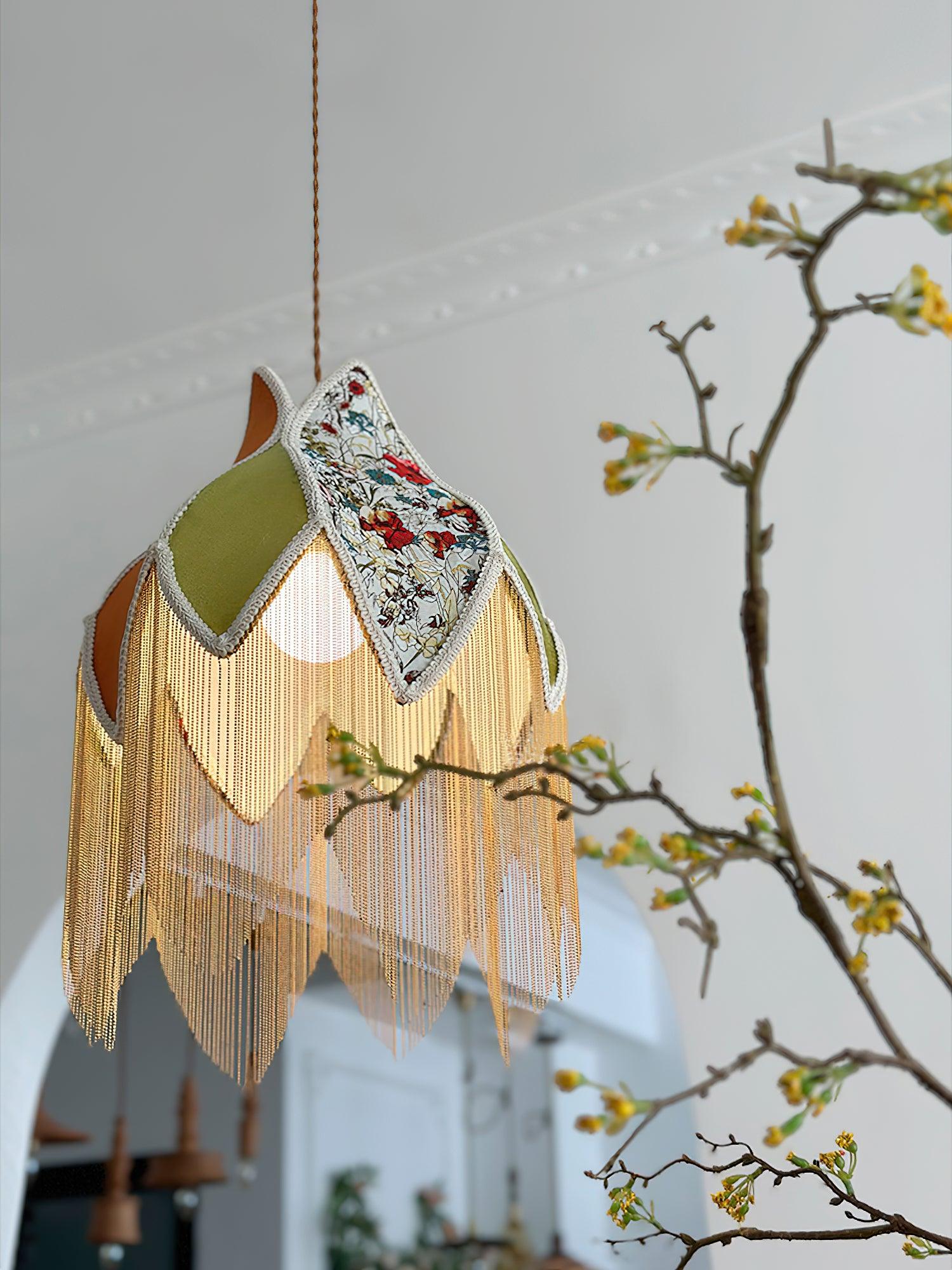 Bette Fringed Pendant Lamp - Letslighting