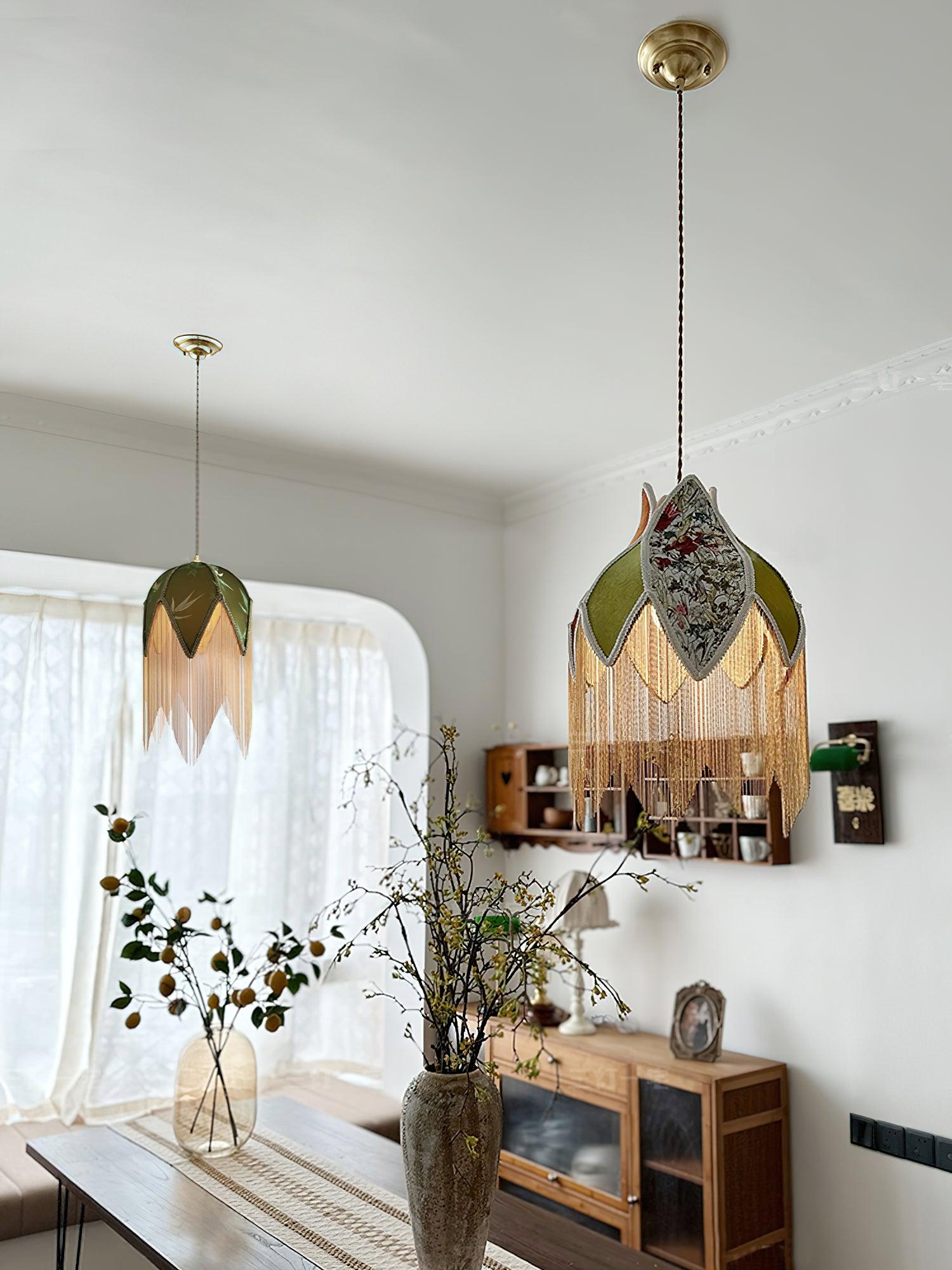 Bette Fringed Pendant Lamp - Letslighting