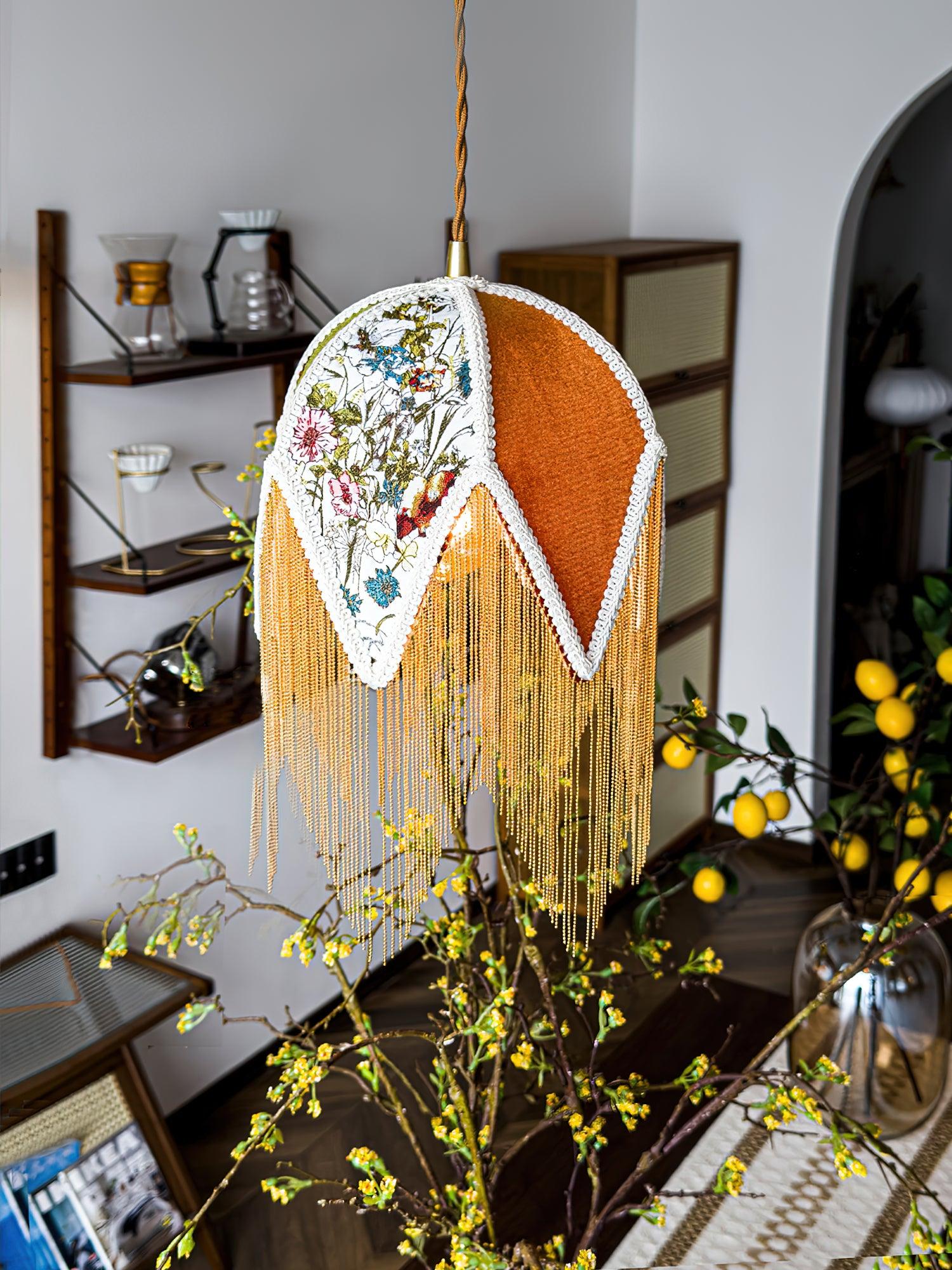 Bette Fringed Pendant Lamp - Letslighting
