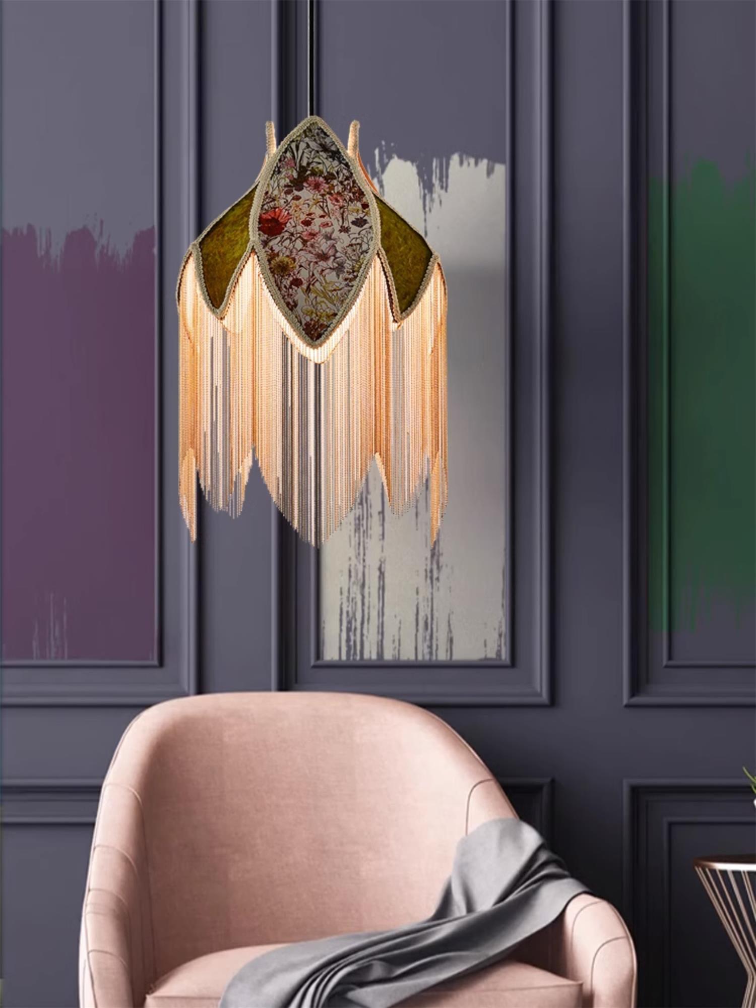 Bette Fringed Pendant Lamp - Letslighting