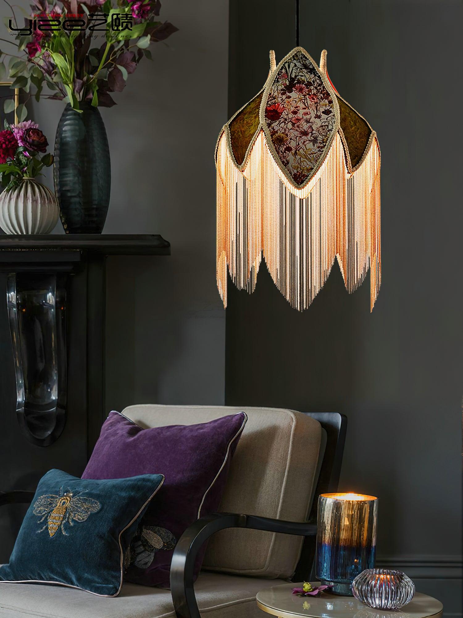 Bette Fringed Pendant Lamp - Letslighting