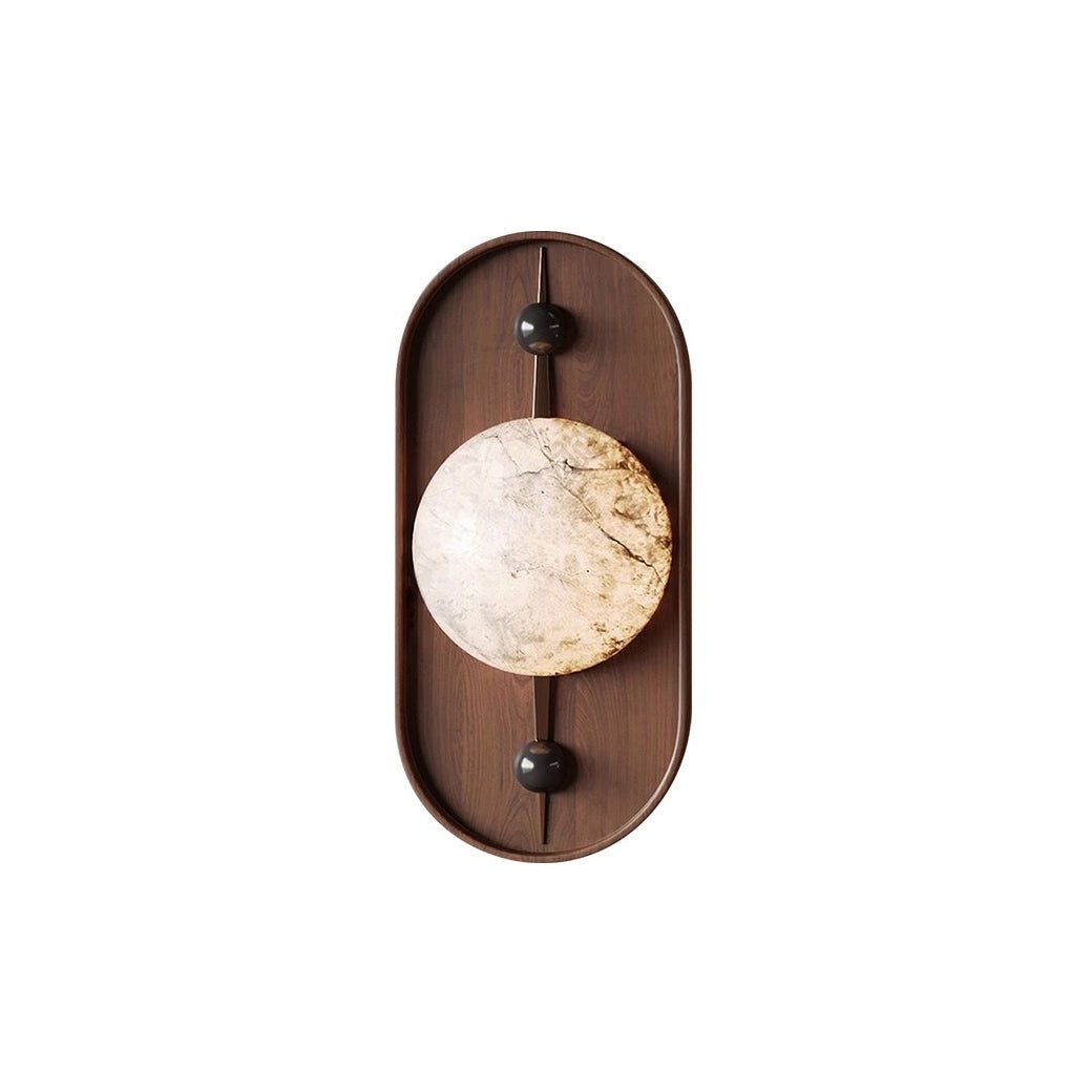 Mylaearae Orb Alabaster Wall Light - Letslighting