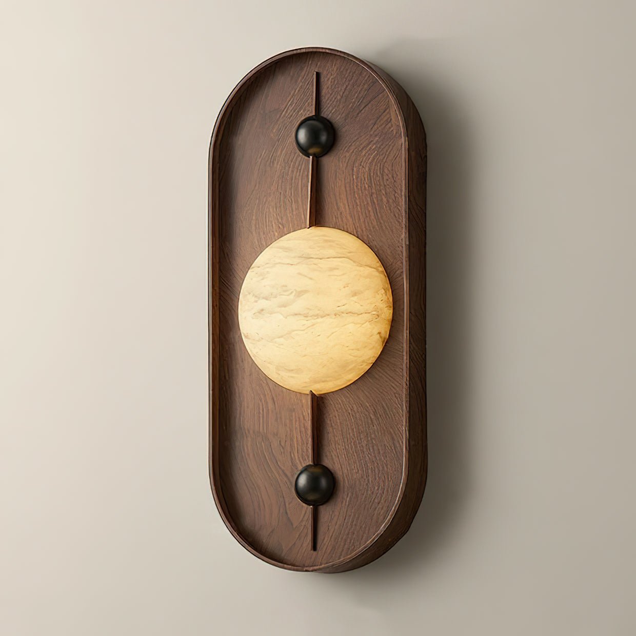 Mylaearae Orb Alabaster Wall Light - Letslighting