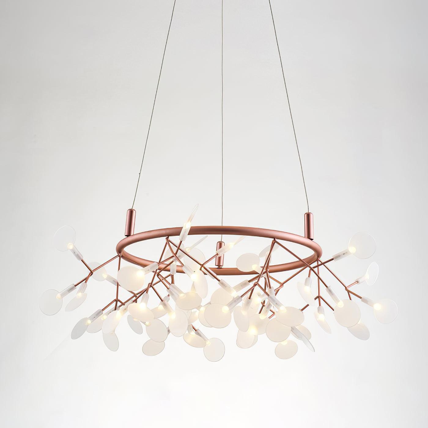 Olivia Candelabro Sputnik Art Deco Firefly Redondo Único Sala de Estar/Dormitorio