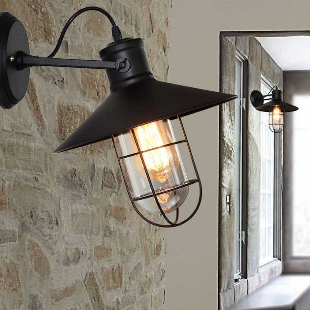 Silva Retro LED Interior Aplique Metal Bar Salón Dormitorio