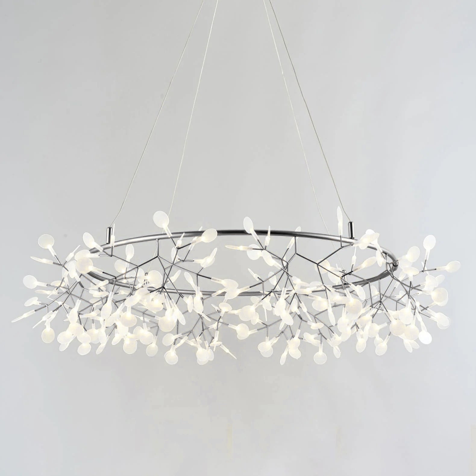 Black Big O Firefly LED Chandelier - Letslighting