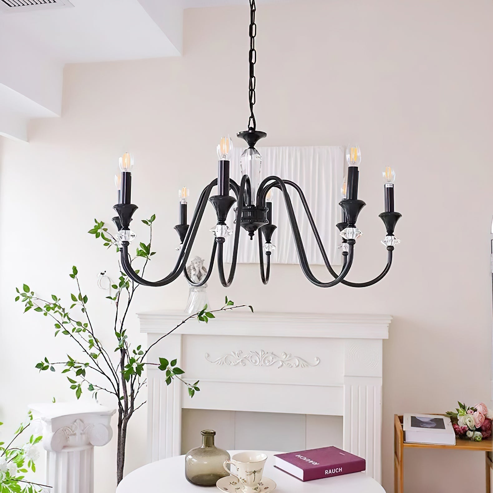 Noir Candelabra Chandelier - Letslighting