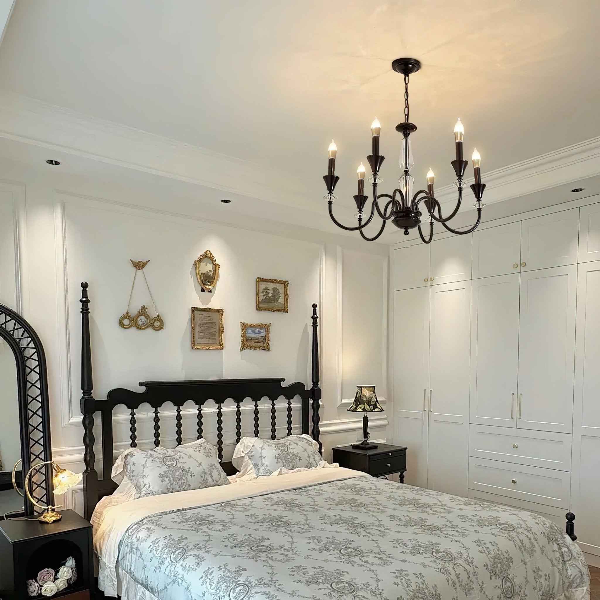 Noir Candelabra Chandelier - Letslighting