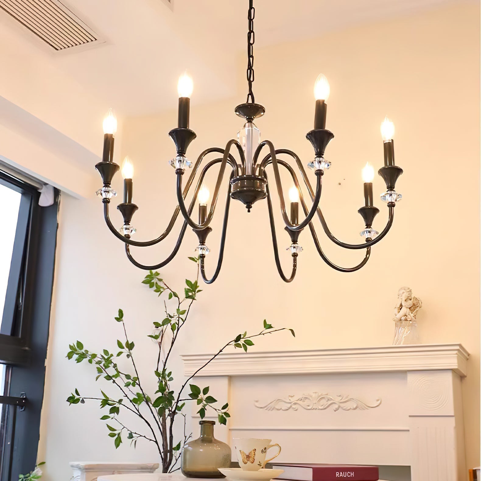 Noir Candelabra Chandelier - Letslighting