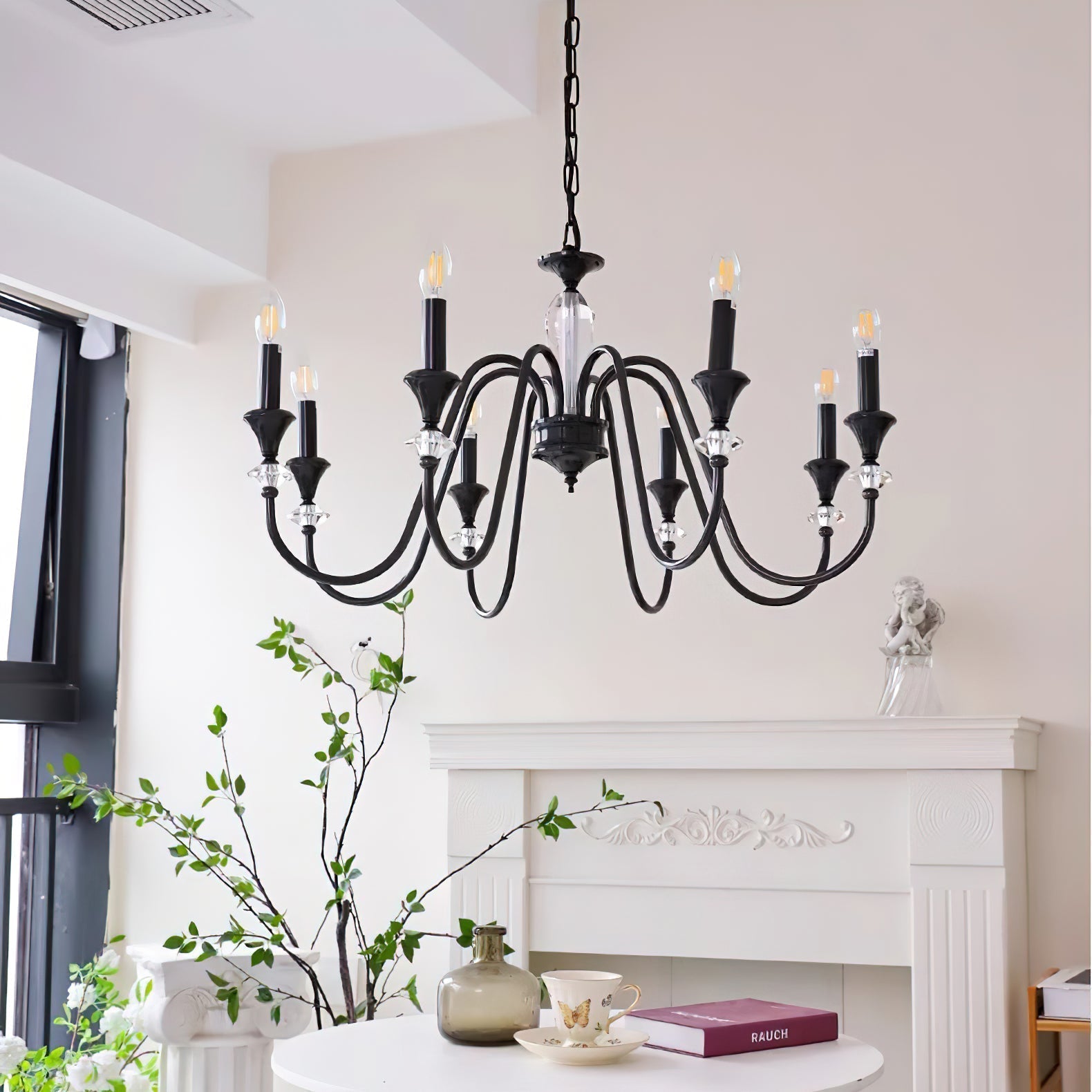 Noir Candelabra Chandelier - Letslighting