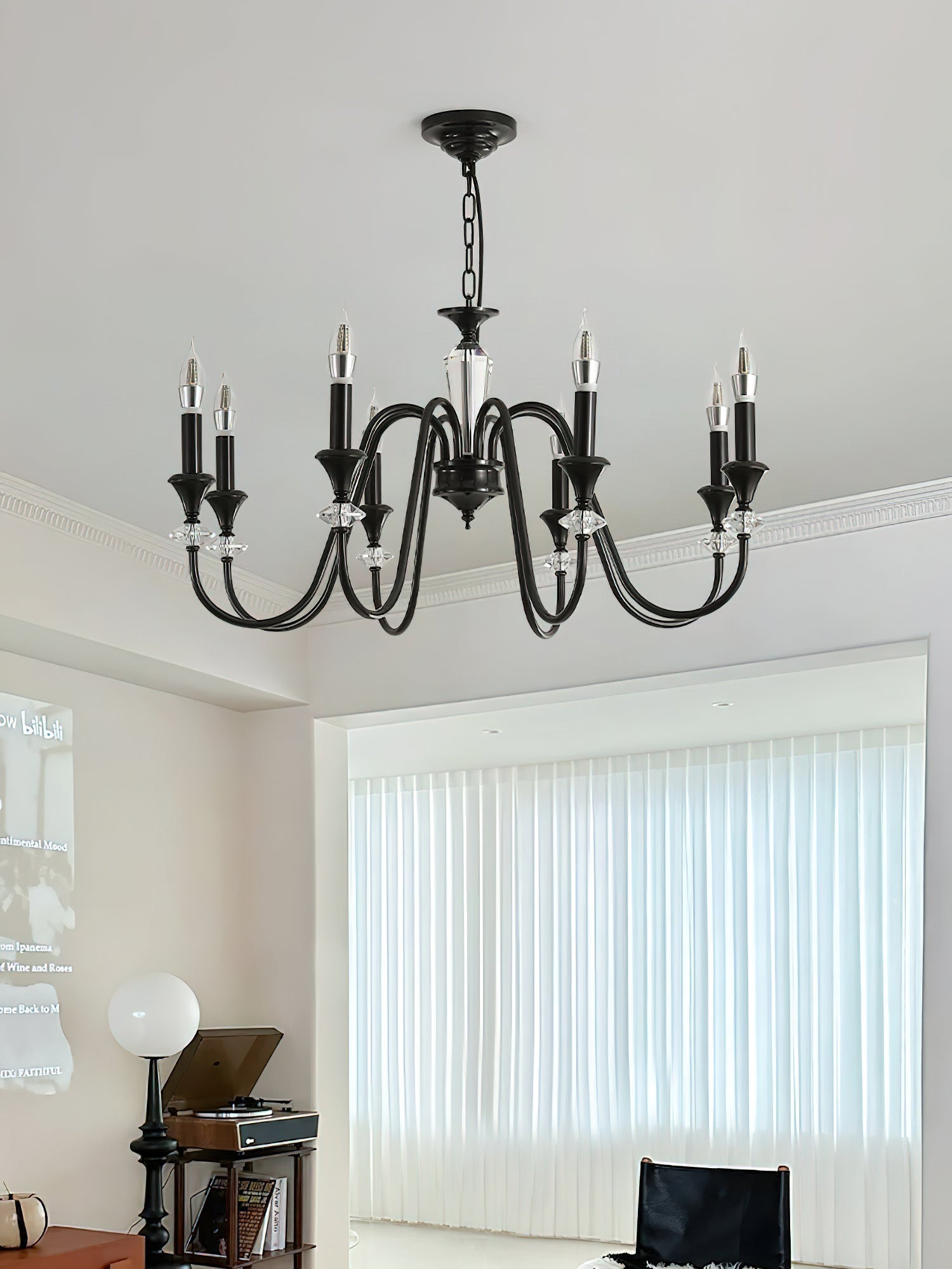 Noir Candelabra Chandelier - Letslighting