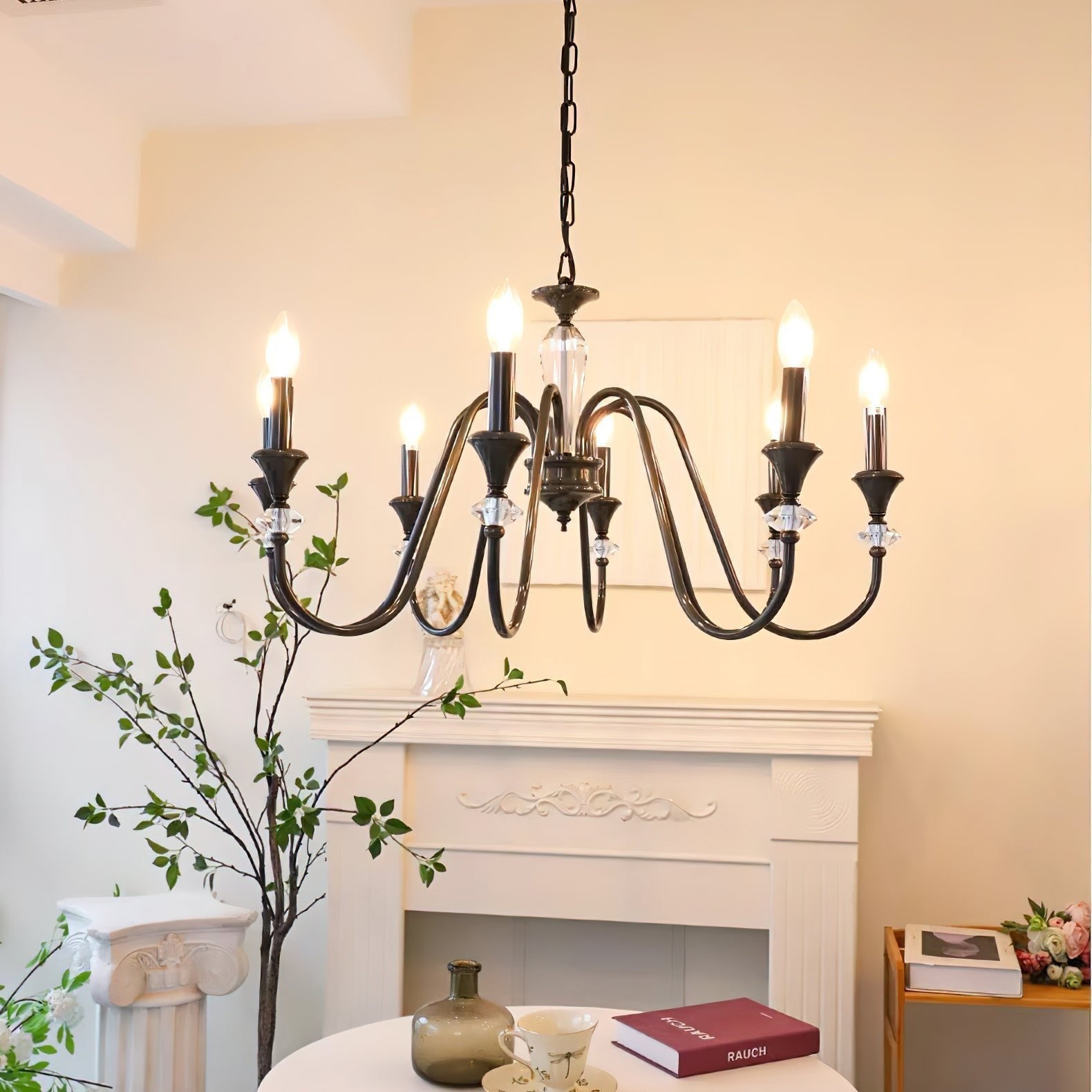 Noir Candelabra Chandelier - Letslighting