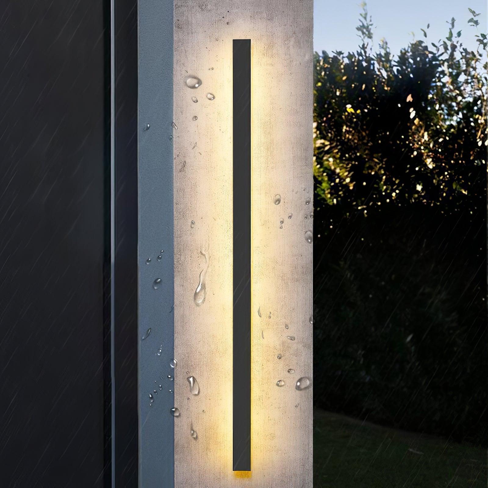 Long Strip Solar Outdoor Sconce - Letslighting