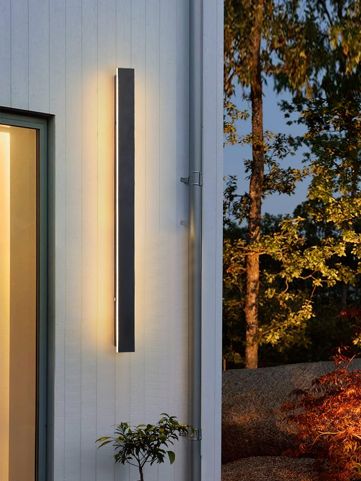 Long Strip Solar Outdoor Sconce - Letslighting