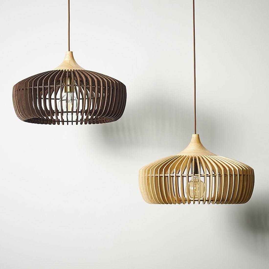 Muto Nordica Modernas Lámpara Colgante Madera Dormitorio/Salón
