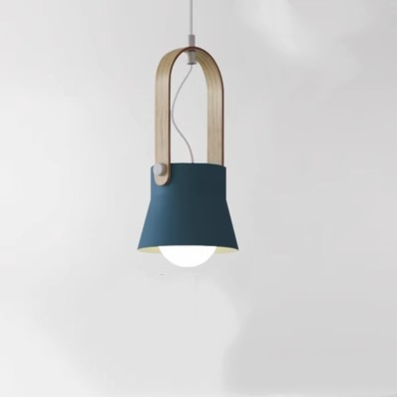 Valentina Vintage Lámpara Colgante Nergo Metal/Madera Dormitorio