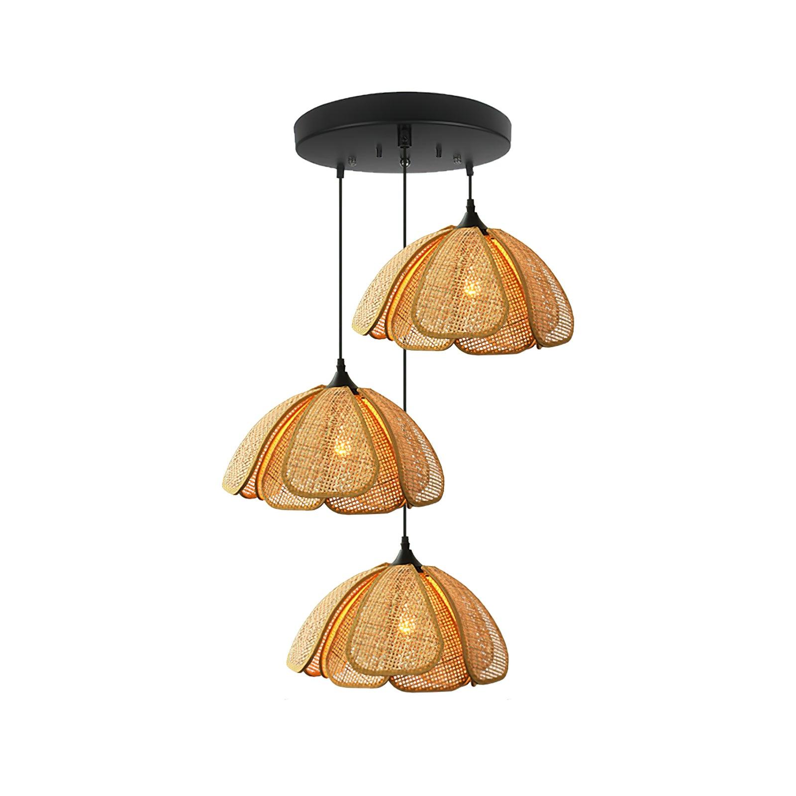Bloom Rattan Pendant Lamp - Letslighting