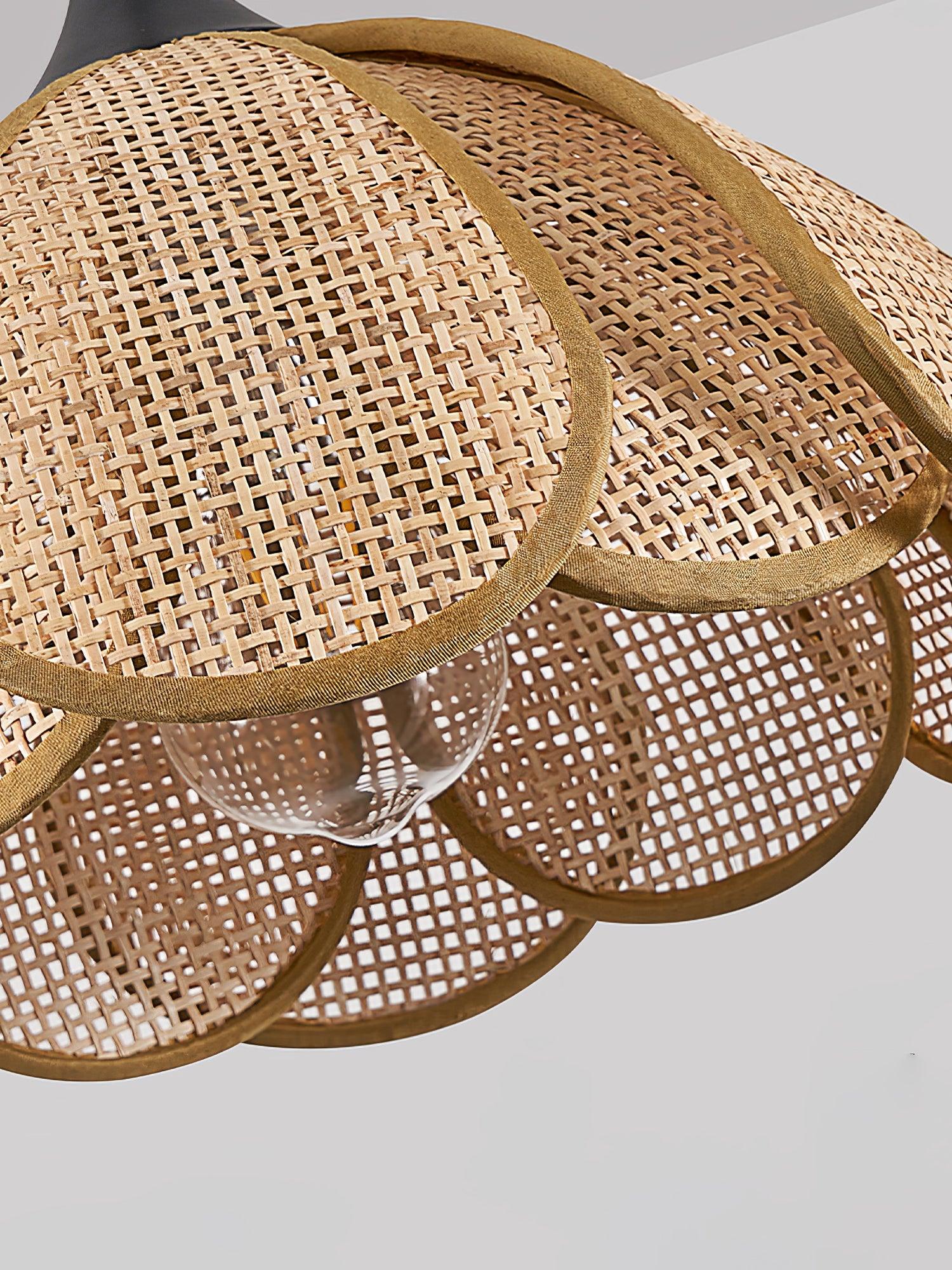 Bloom Rattan Pendant Lamp - Letslighting