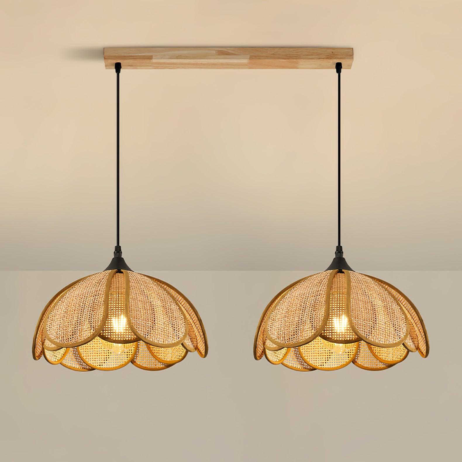 Bloom Rattan Pendant Lamp - Letslighting