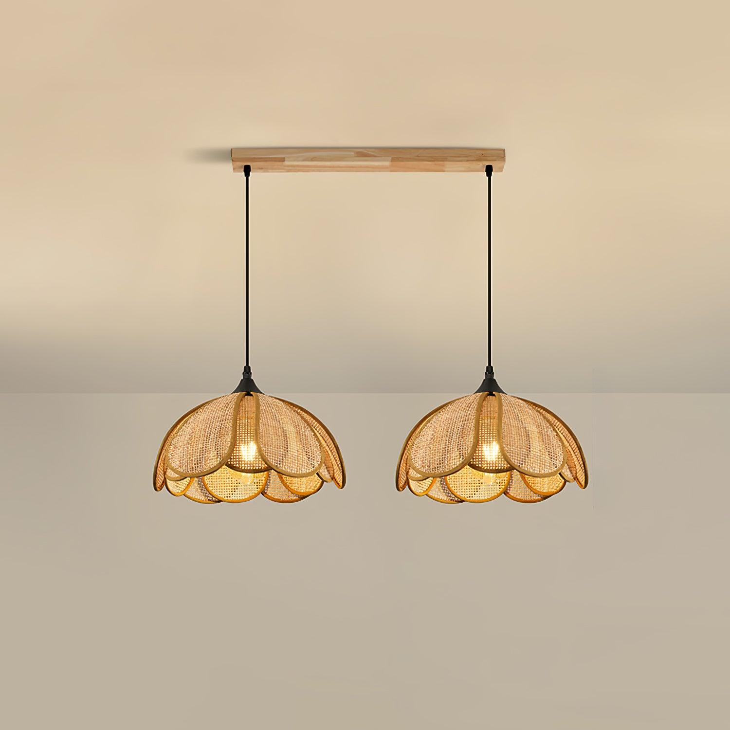 Bloom Rattan Pendant Lamp - Letslighting