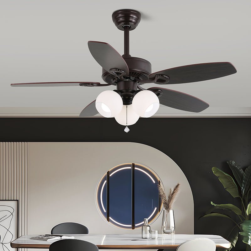 Ventilador de Techo Elora Vintage con Luz, Modelo F, Diá. 107cm