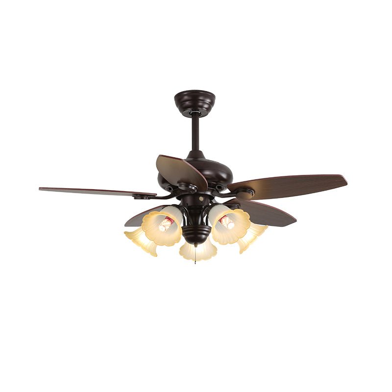 Ventilador de Techo Elora Vintage con Luz