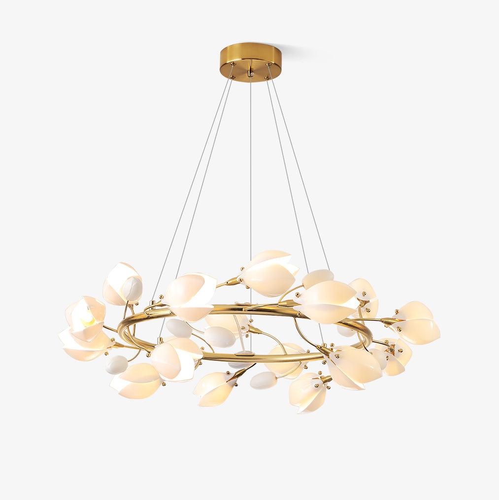 Porcelain Magnolia Chandelier - Letslighting