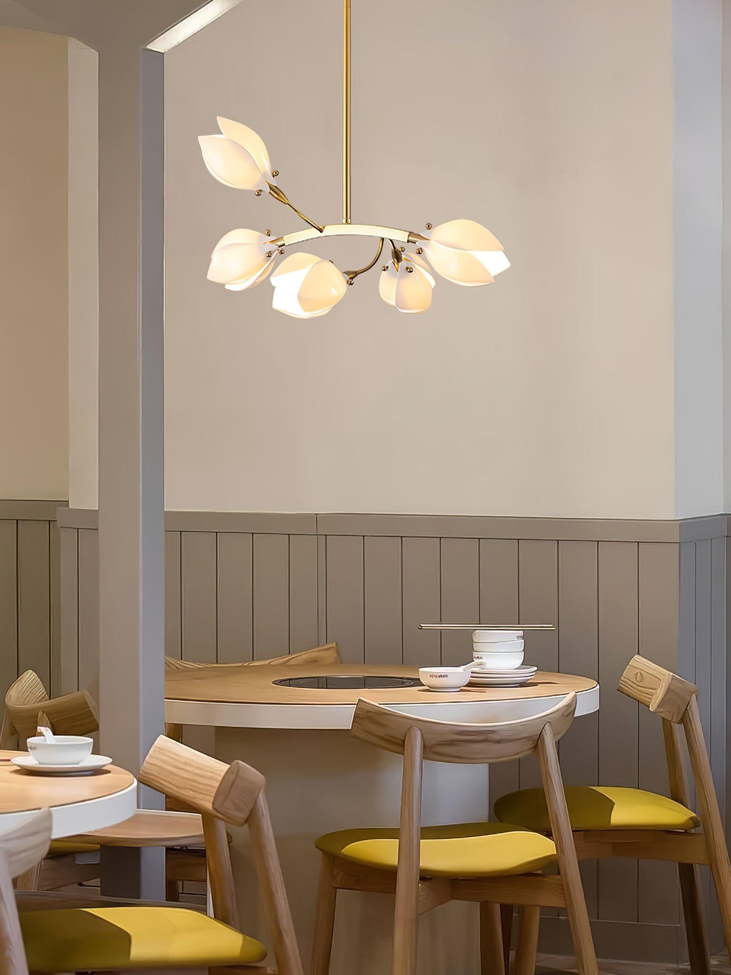 Porcelain Magnolia Chandelier - Letslighting