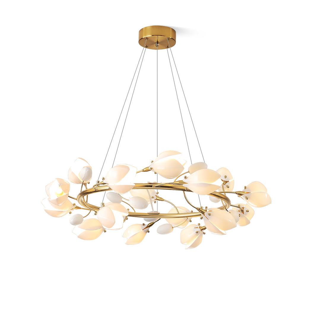 Porcelain Magnolia Chandelier - Letslighting