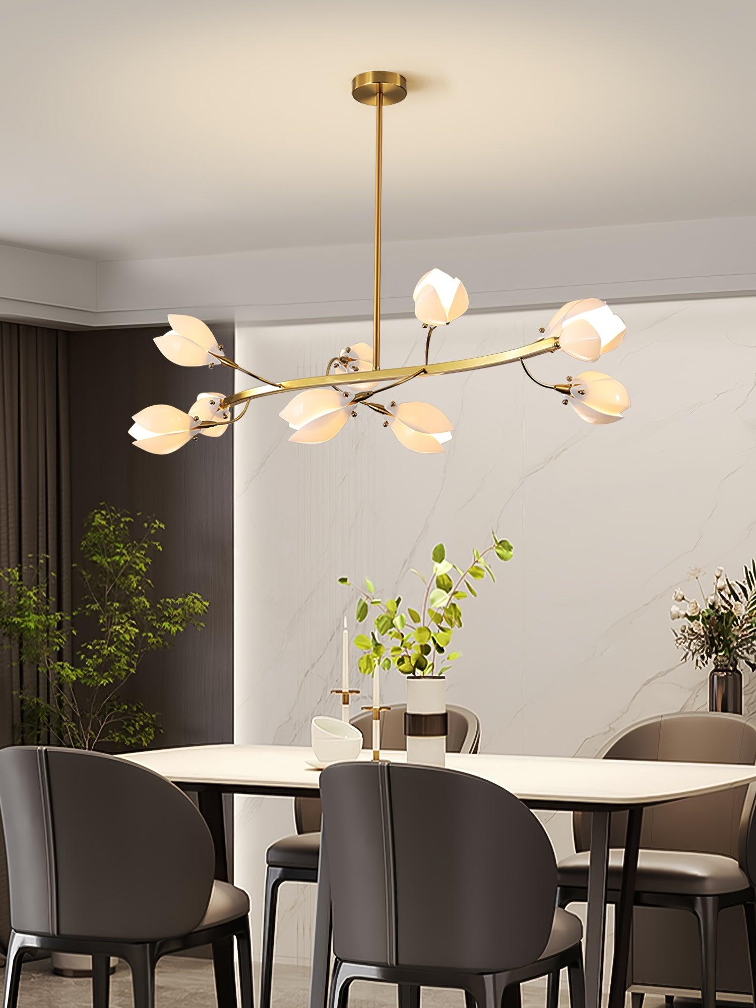 Porcelain Magnolia Chandelier - Letslighting