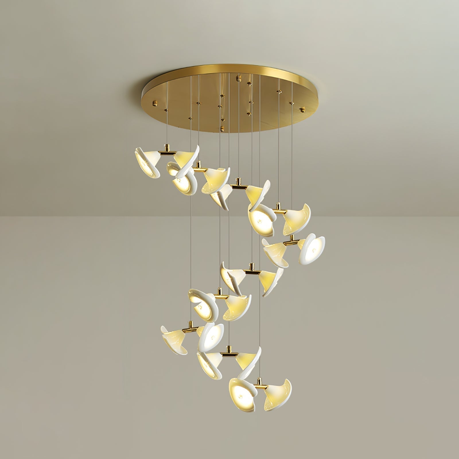 Ernoreth Art Deco Ceramic Chandelier - Letslighting