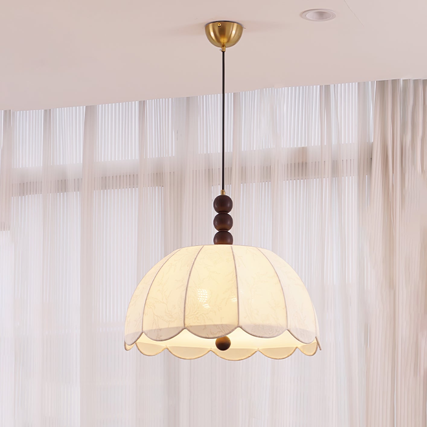 Blossom Fabric Pendant Light - Letslighting