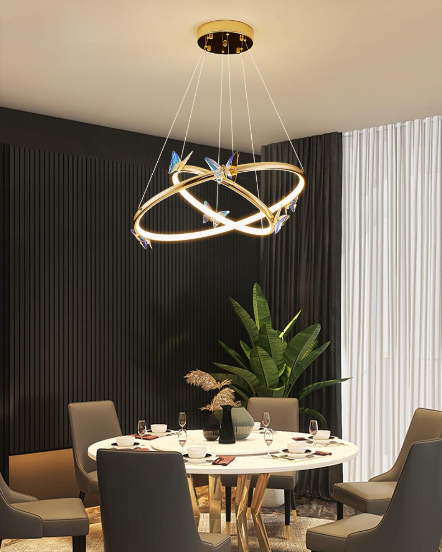 Blue Butterfly Chandelier - Letslighting