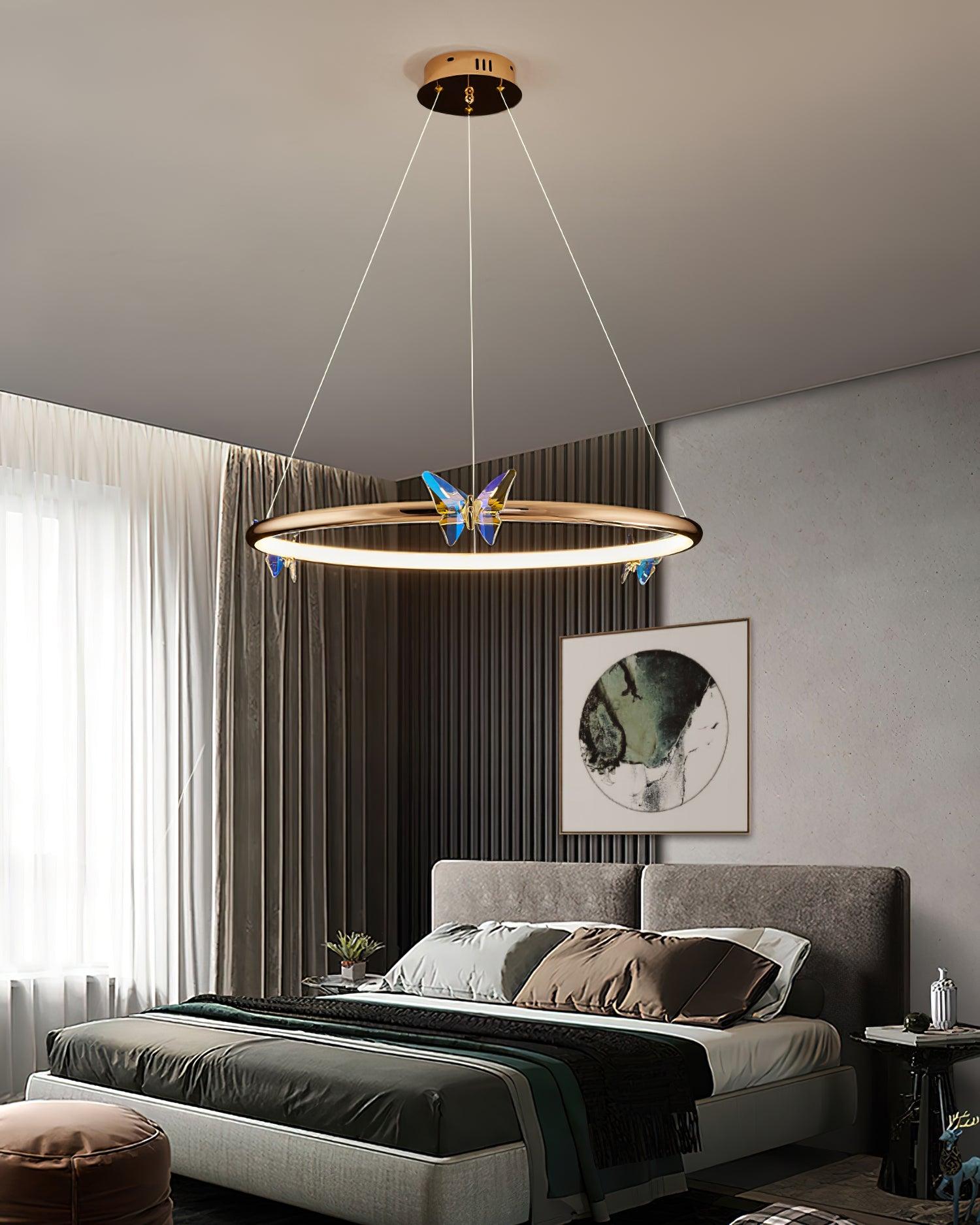Blue Butterfly Chandelier - Letslighting