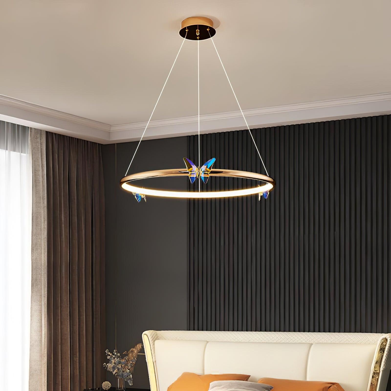 Blue Butterfly Chandelier - Letslighting