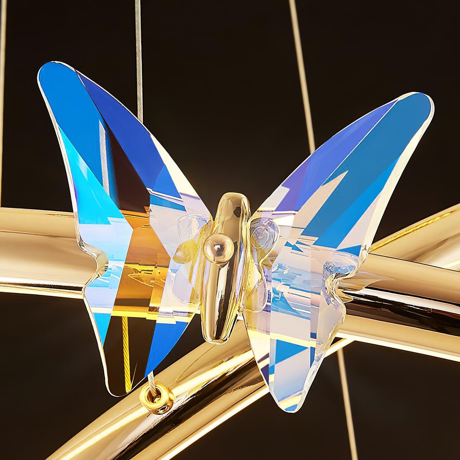 Blue Butterfly Chandelier - Letslighting