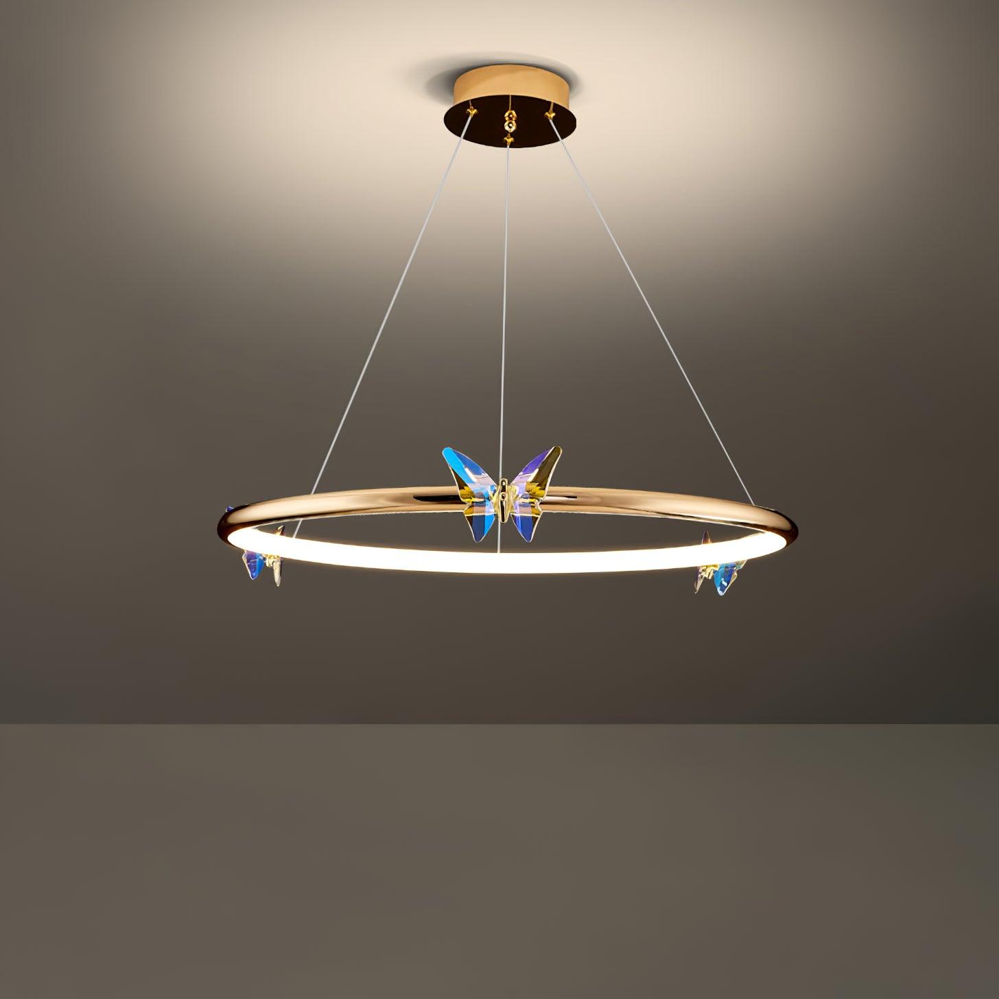 Blue Butterfly Chandelier - Letslighting