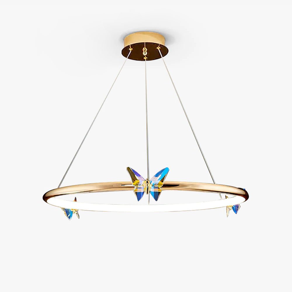 Blue Butterfly Chandelier - Letslighting