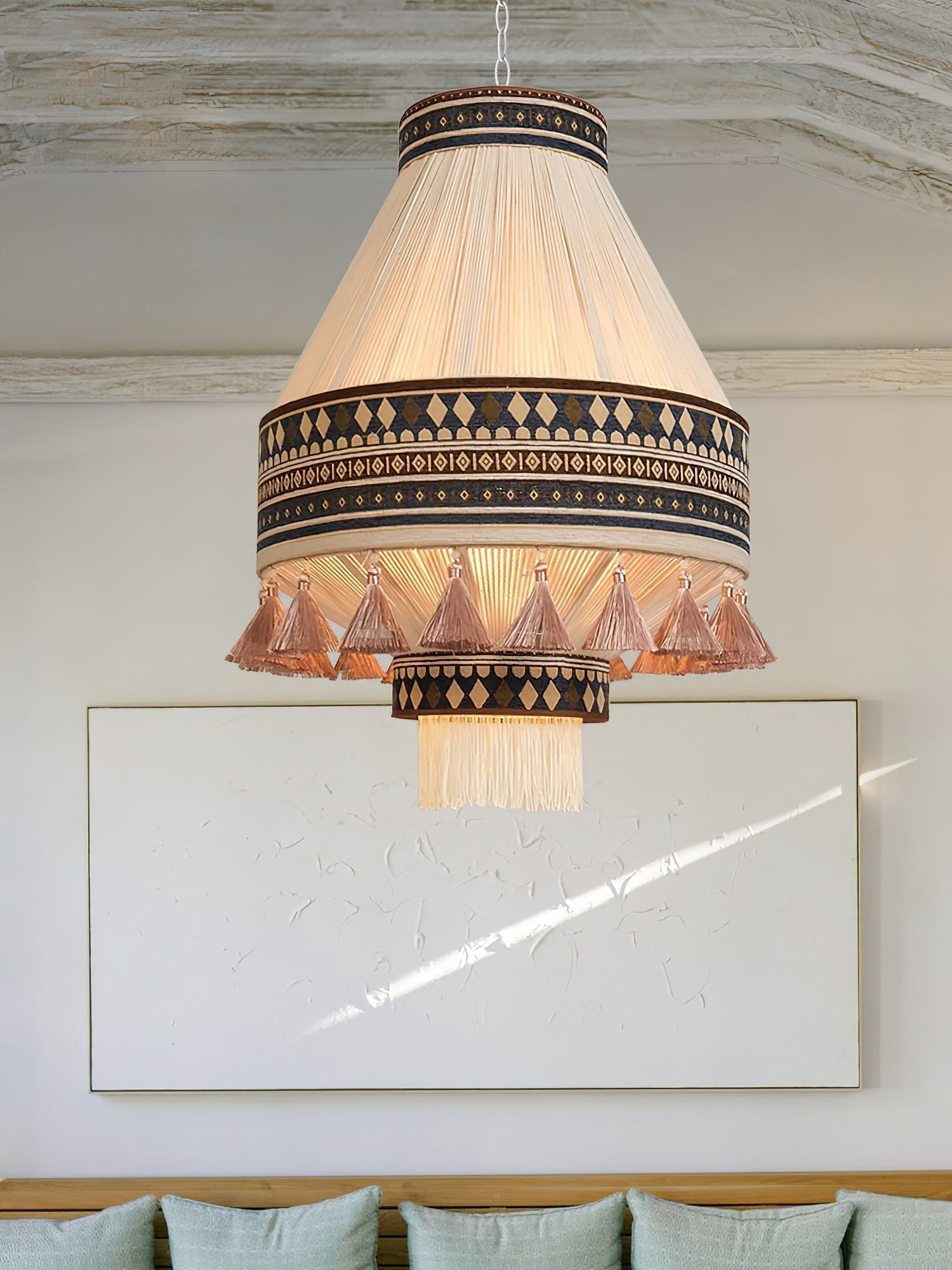 Bohemian Fringe Pendant Lamp - Letslighting