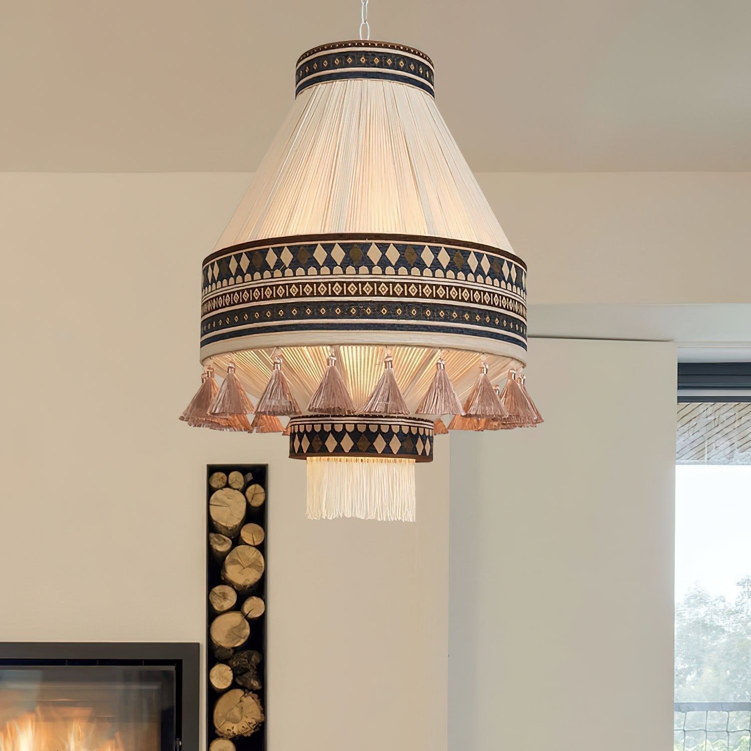 Bohemian Fringe Pendant Lamp - Letslighting