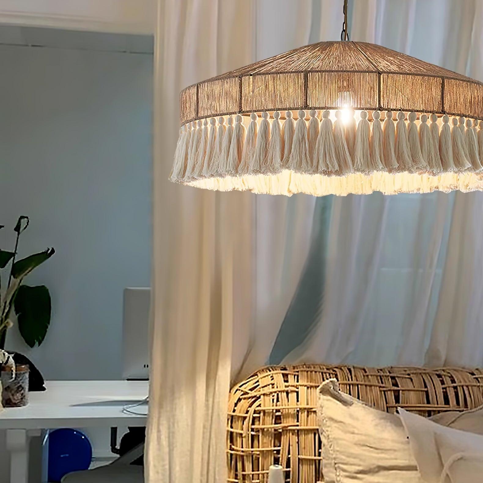 Vorenth Hemp Rope Pendant Light - Letslighting