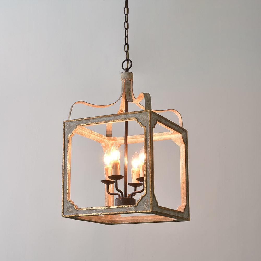 Boho Rustic Cube Chandelier - Letslighting