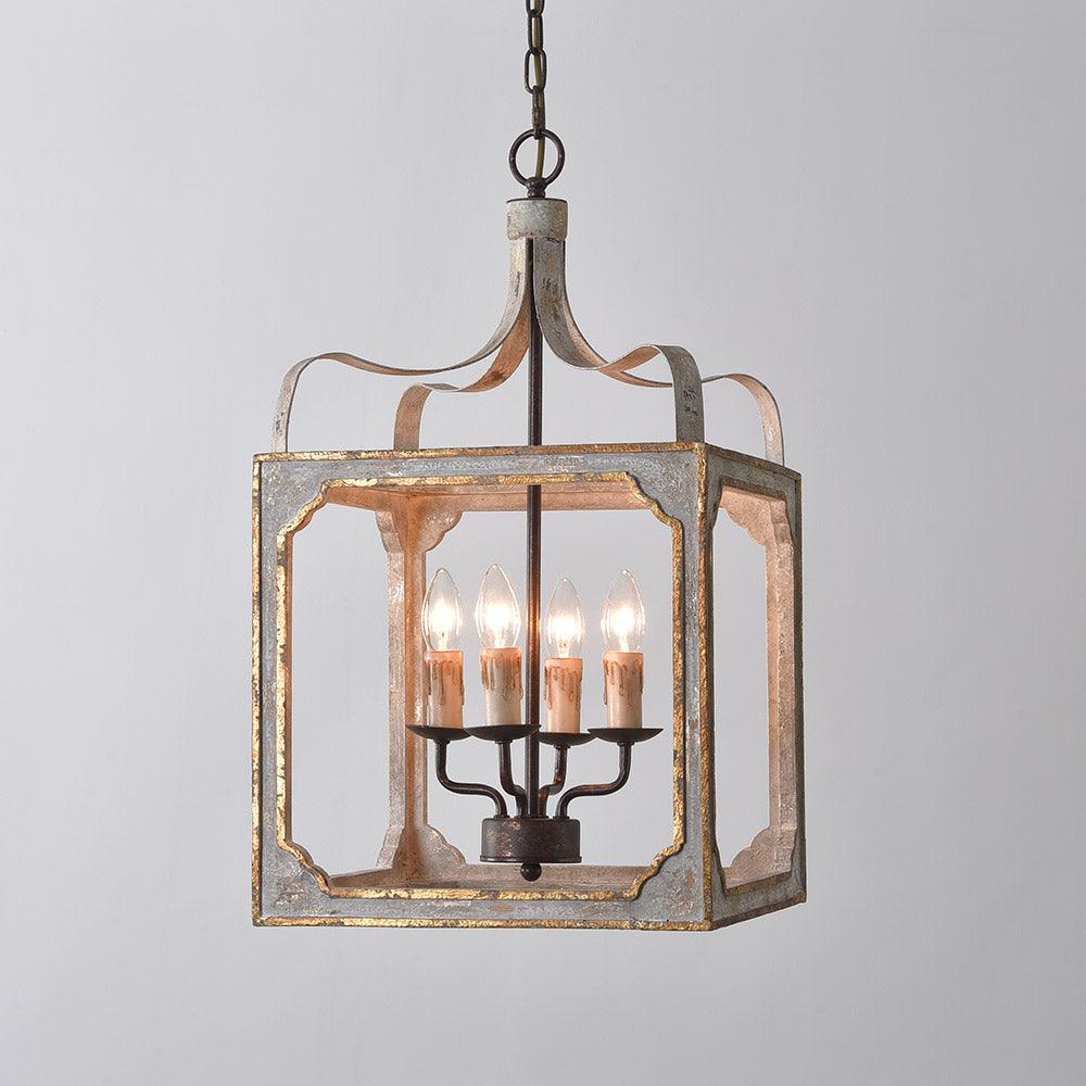 Boho Rustic Cube Chandelier - Letslighting