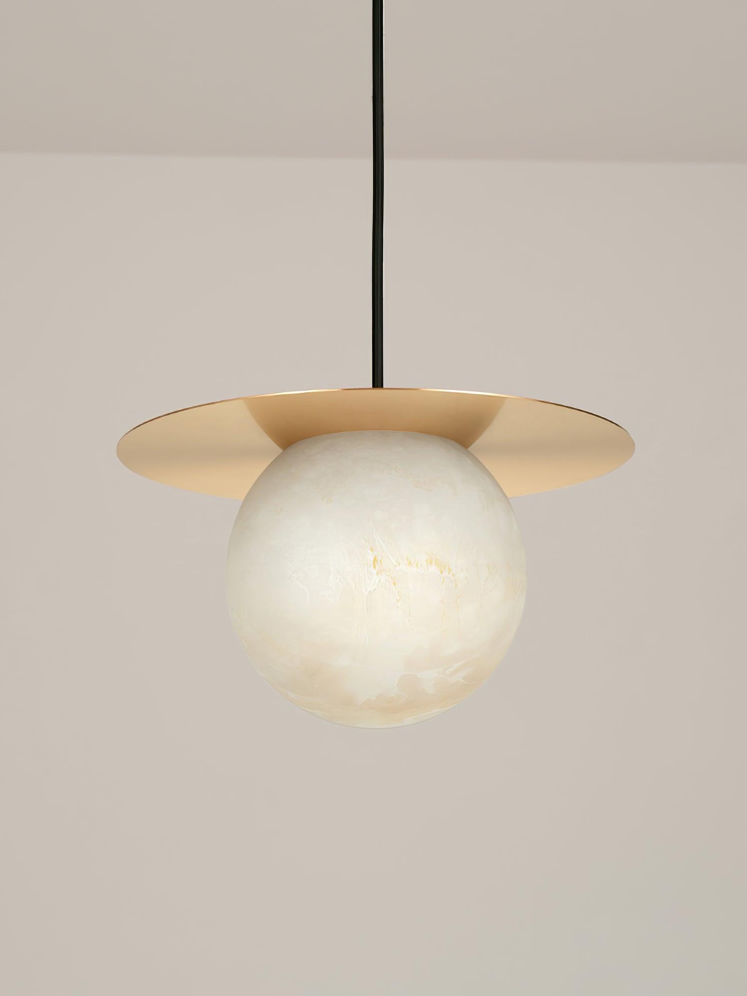Nyvelyra Sphere Alabaster Pendant Light - Letslighting