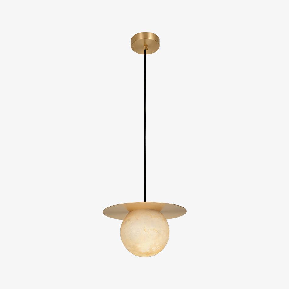 Nyvelyra Sphere Alabaster Pendant Light - Letslighting