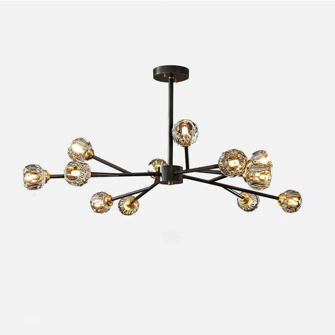 Crystal Ball Round Cluster Chandelier - Letslighting